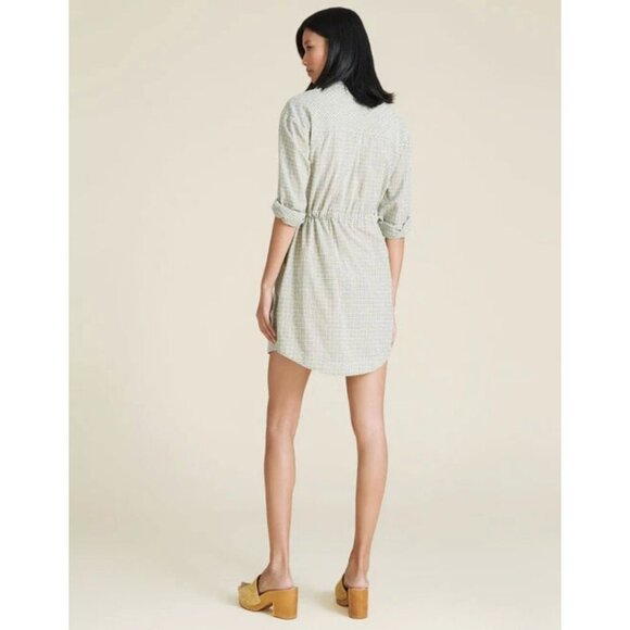 Veronica Beard Women Alyse Plaid Check Long Sleeve Cotton Shirt Dress Small - Picture 2 of 9